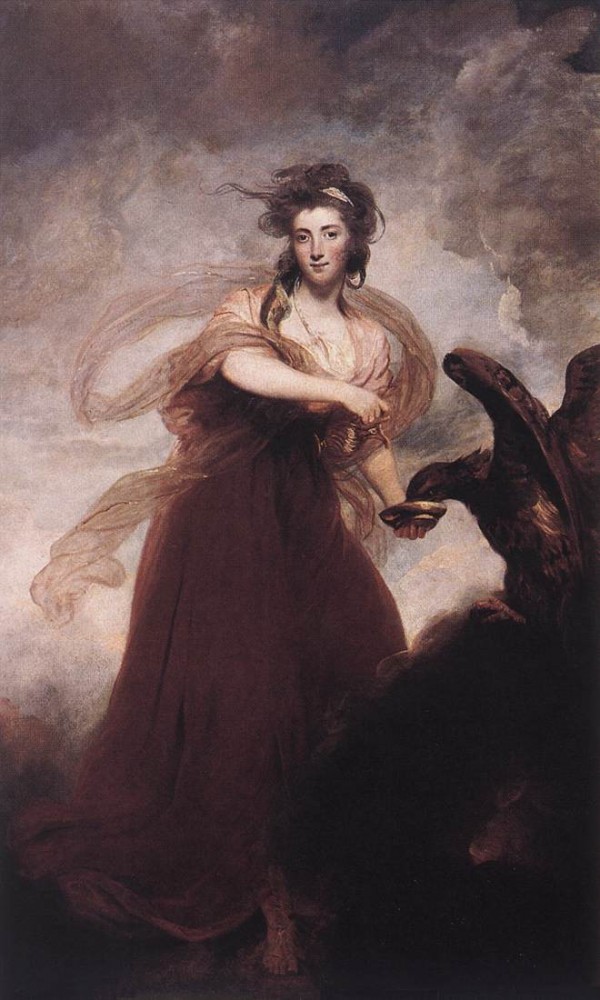 Mrs Musters As Hebe by Sir Joshua Reynolds