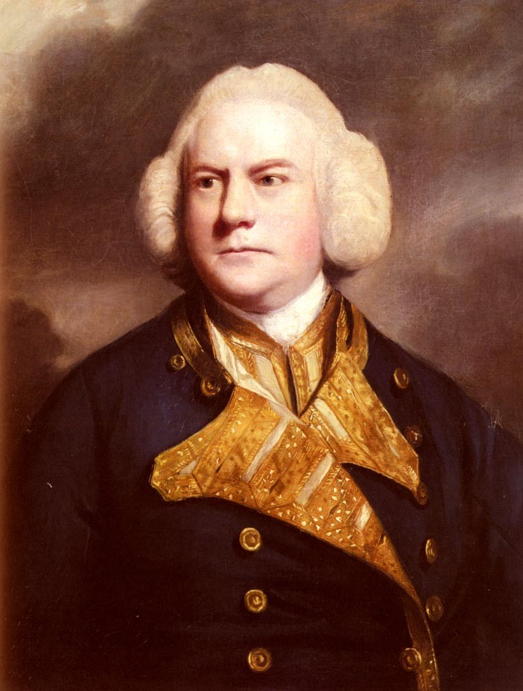 Portrait Of Admiral Thomas Cotes by Sir Joshua Reynolds