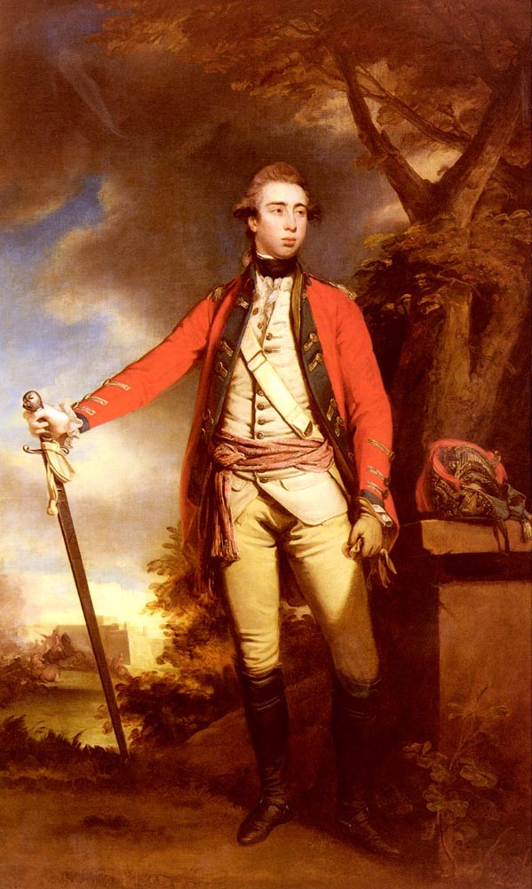 Portrait Of George Townshend Lord Ferrers by Sir Joshua Reynolds