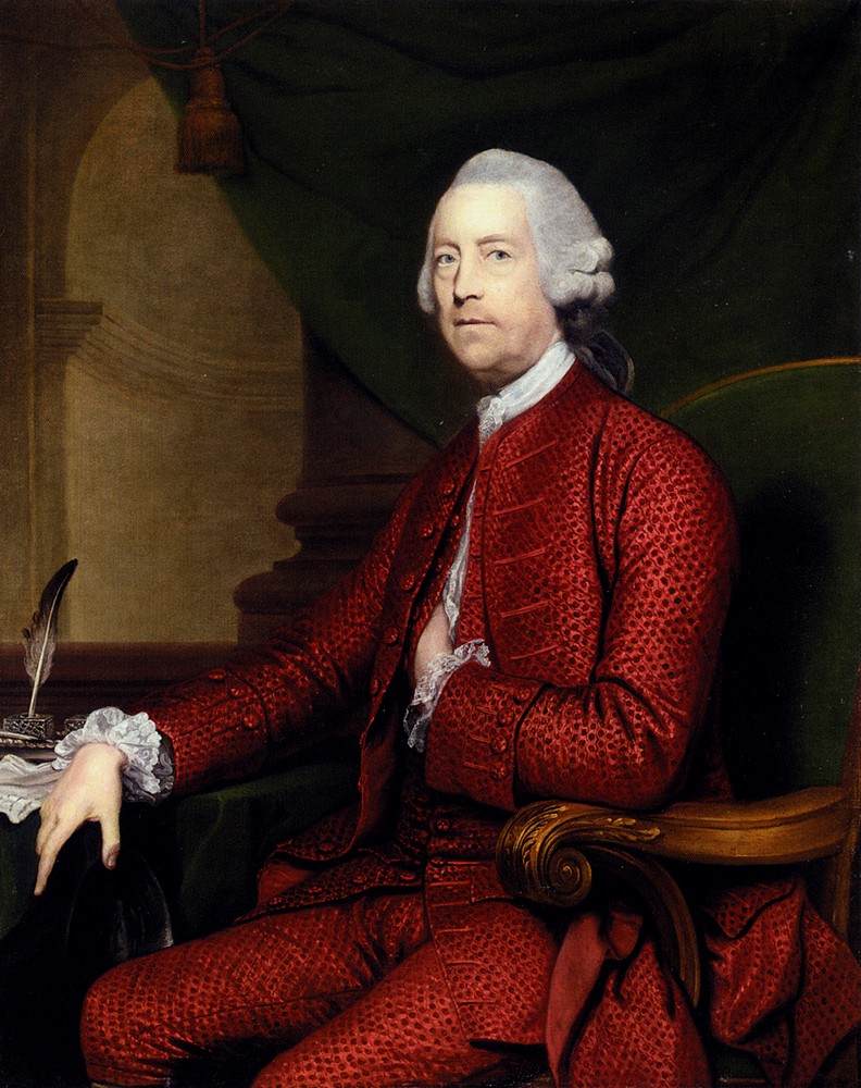 Portrait Of John Simpson Of Bradley Hall by Sir Joshua Reynolds