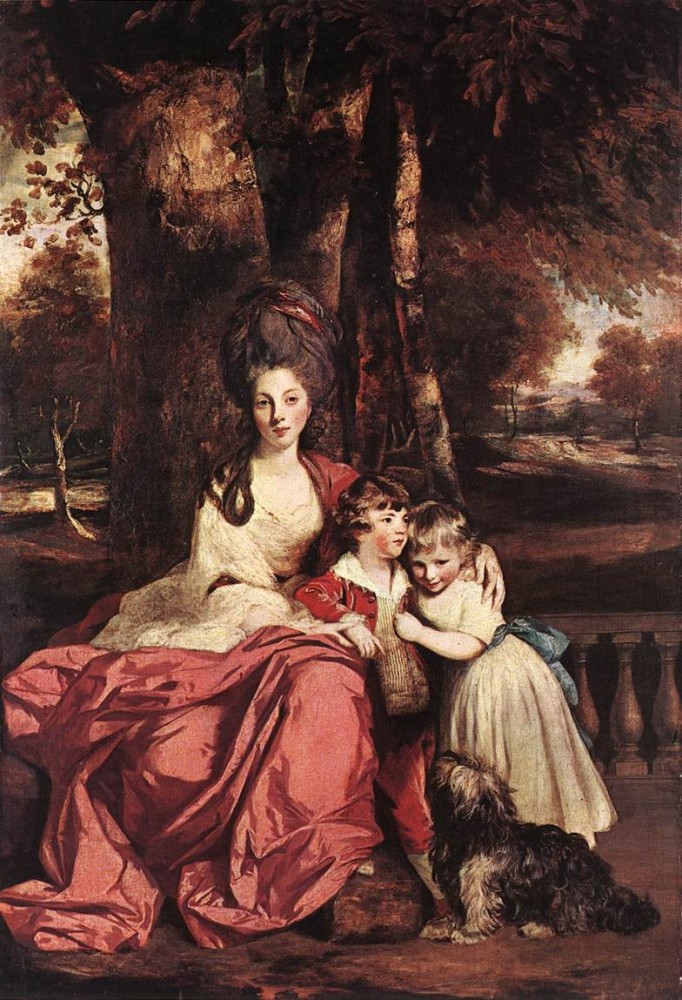 Lady Delme And Her Children by Sir Joshua Reynolds