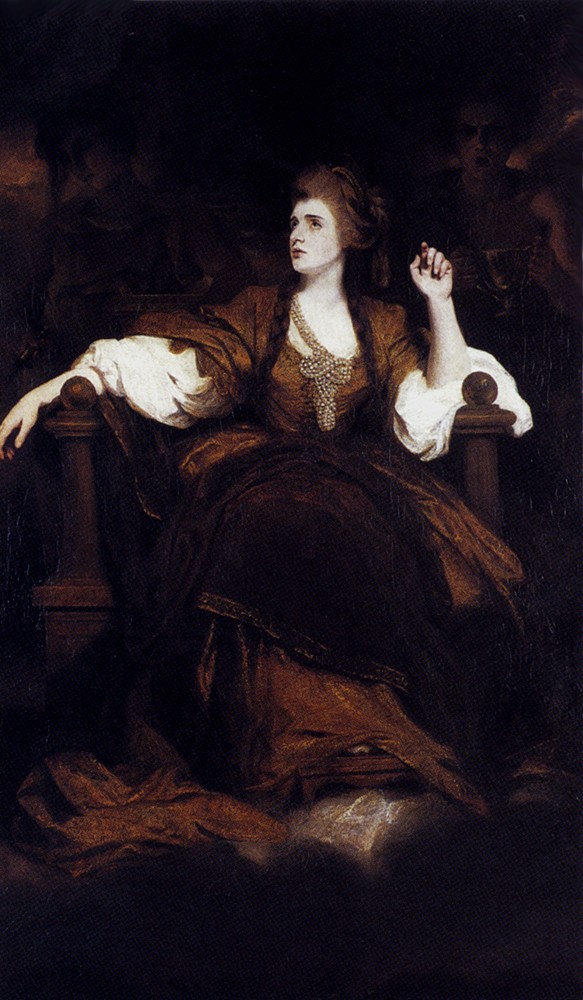 Portrait Of Mrs Siddons As The Tragic Muse by Sir Joshua Reynolds