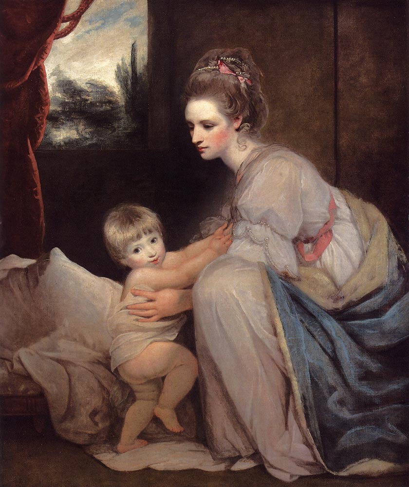 Portrait Of The Hon Mrs William Beresford by Sir Joshua Reynolds