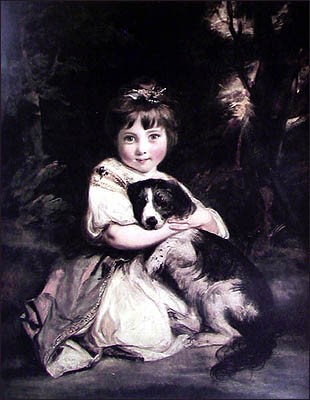 Love Me Love My Dog by Sir Joshua Reynolds