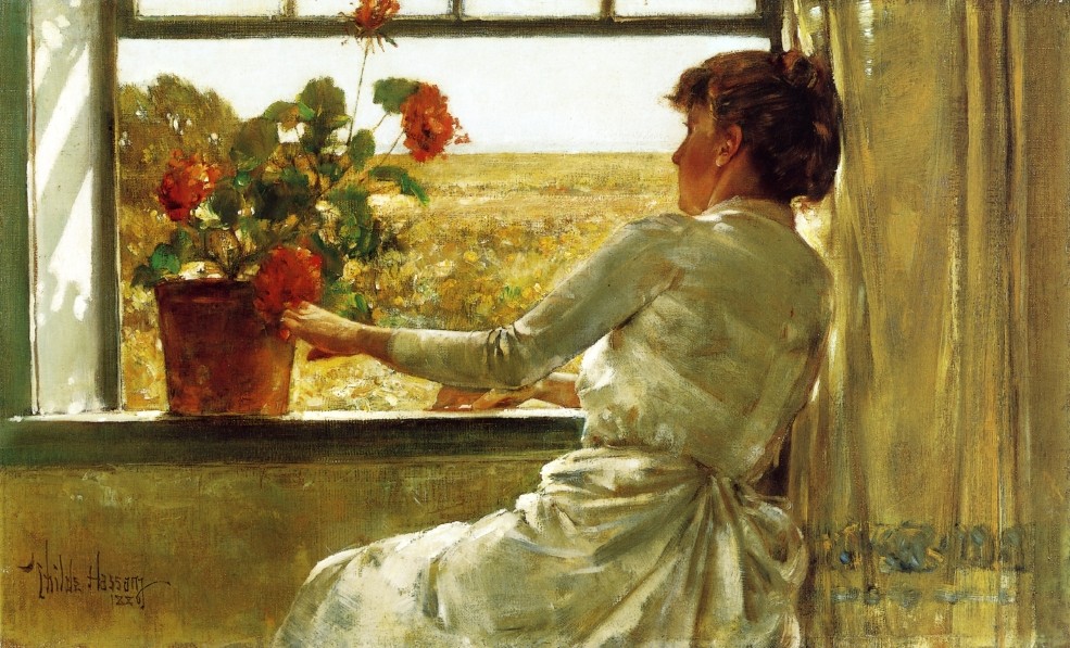 Summer Evening by Frederick Childe Hassam