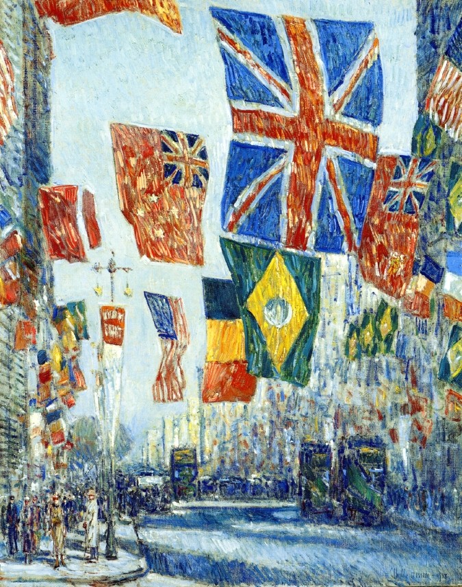 Avenue of the Allies, Great Britain by Frederick Childe Hassam