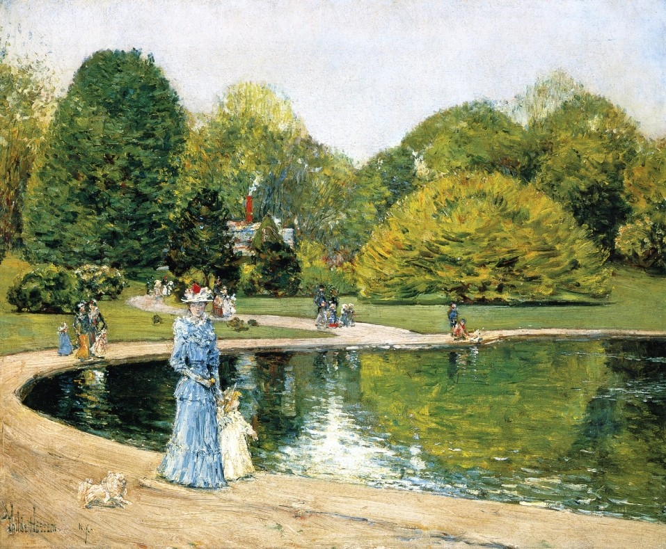 Central Park by Frederick Childe Hassam