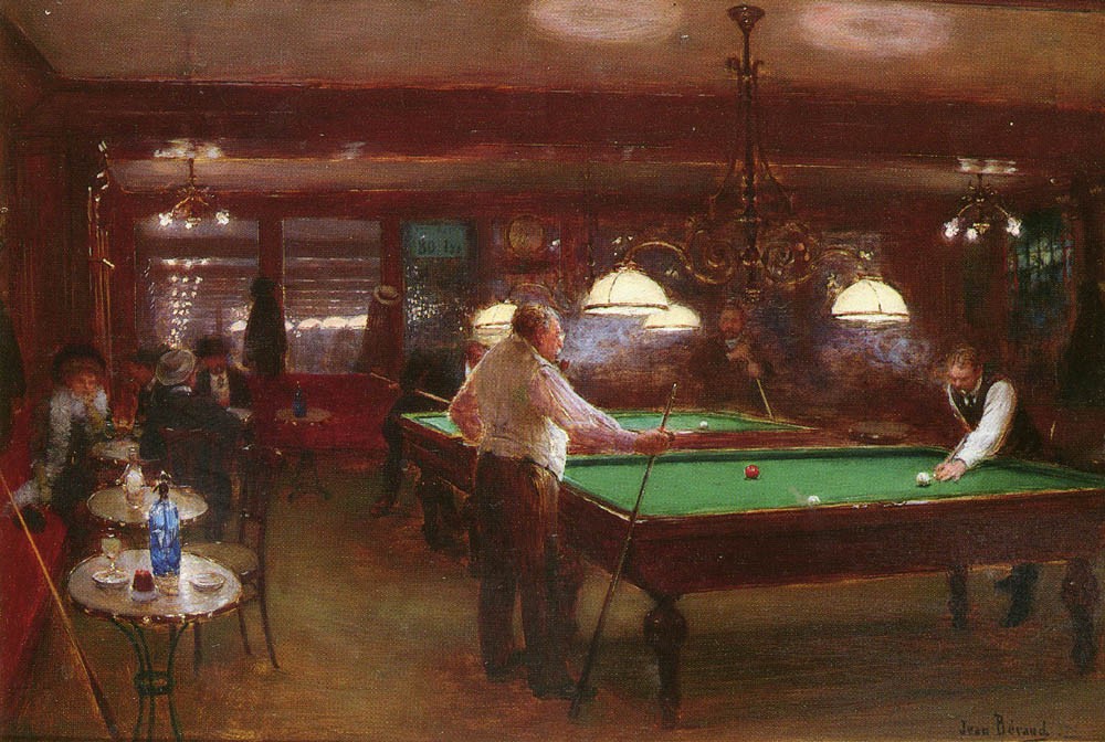 La Partie De Billiard by Jean Béraud