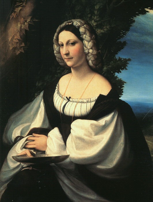 Portrait Of A Gentlewoman by Antonio Allegri da Correggio