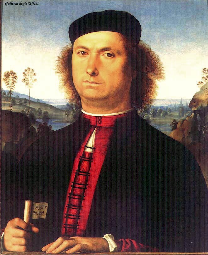 Portrait Of Francesco Delle Opere by Pietro Perugino (Pietro Vannucci)