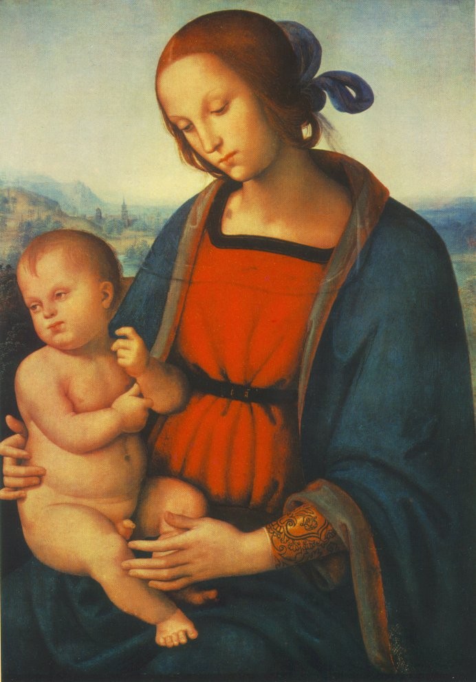 Madonna With Child by Pietro Perugino (Pietro Vannucci)