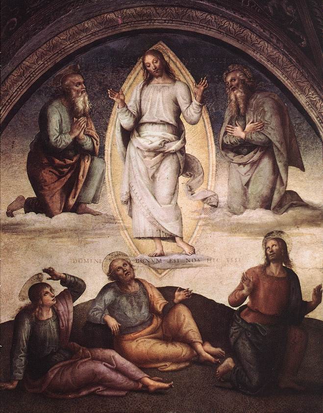 The Transfiguration by Pietro Perugino (Pietro Vannucci)