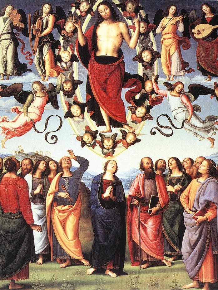 The Ascension Of Christ by Pietro Perugino (Pietro Vannucci)