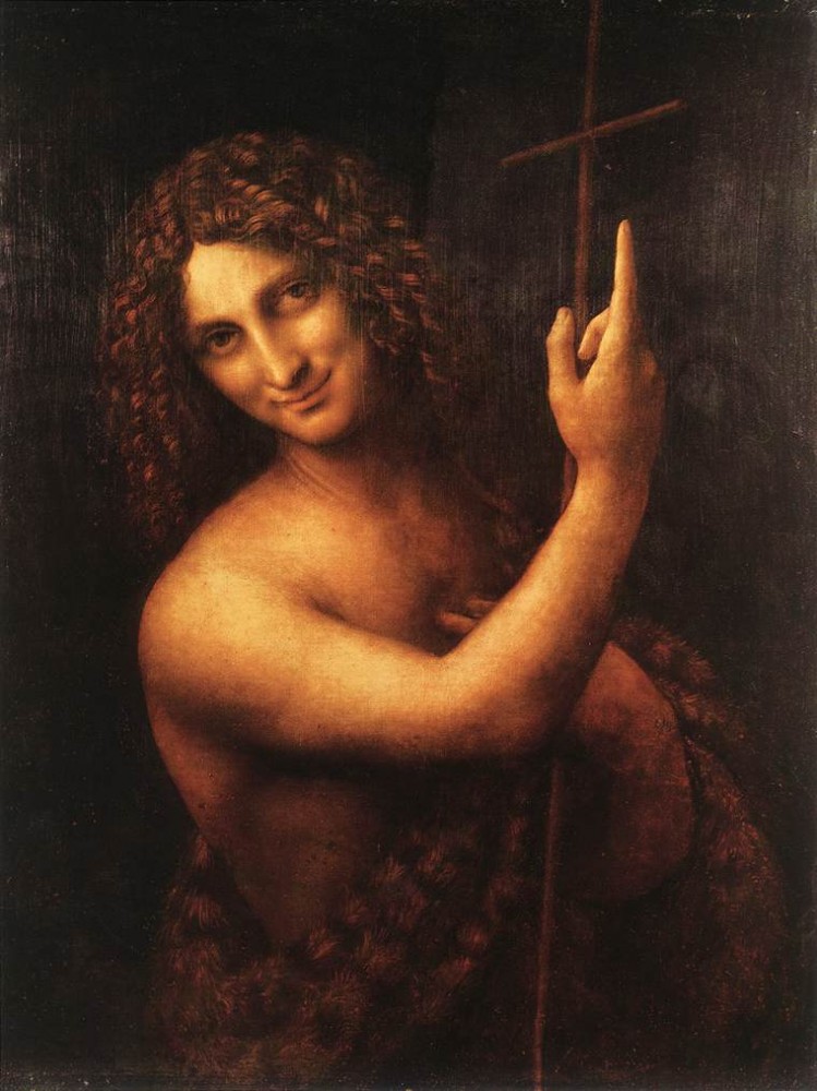 St John The Baptist by Leonardo di ser Piero da Vinci