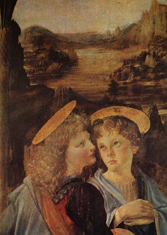 Baptism of Christ by Leonardo di ser Piero da Vinci