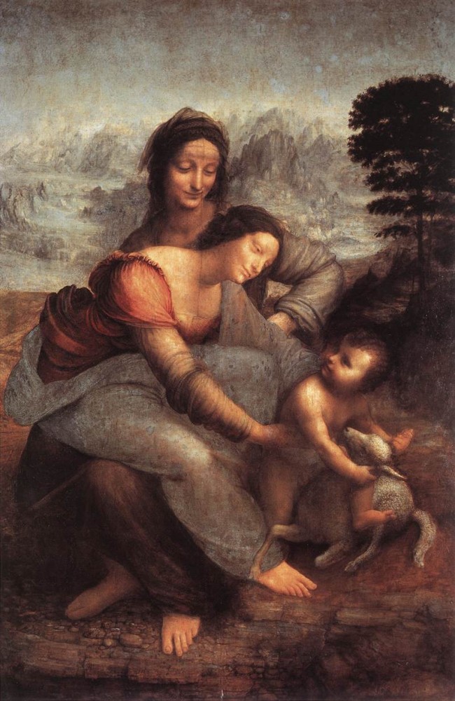 The Virgin and Child With St Anne by Leonardo di ser Piero da Vinci