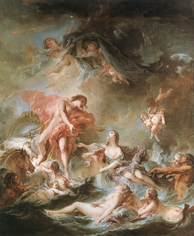 The Setting Of The Sun by François Boucher