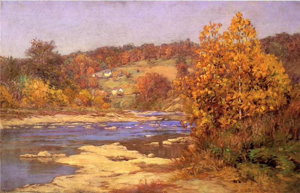 Blue and Gold by J. Ottis Adams