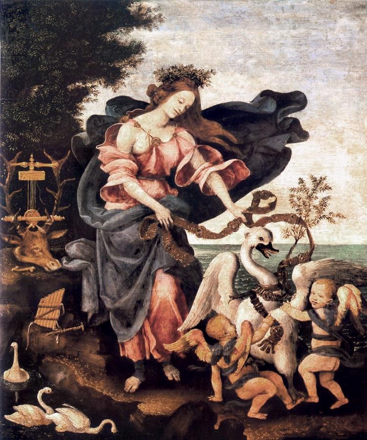 Allegory Of Music Or Erato by Filippino Lippi