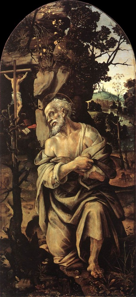 St Jerome by Filippino Lippi