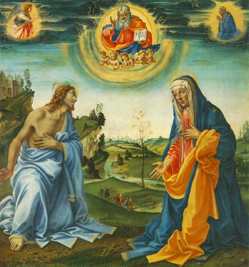 The Intervention Of Christ And Mary by Filippino Lippi