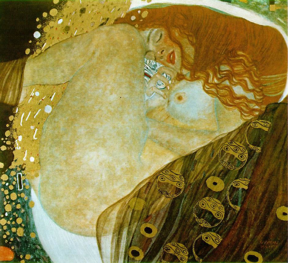 Danae by Gustav Klimt