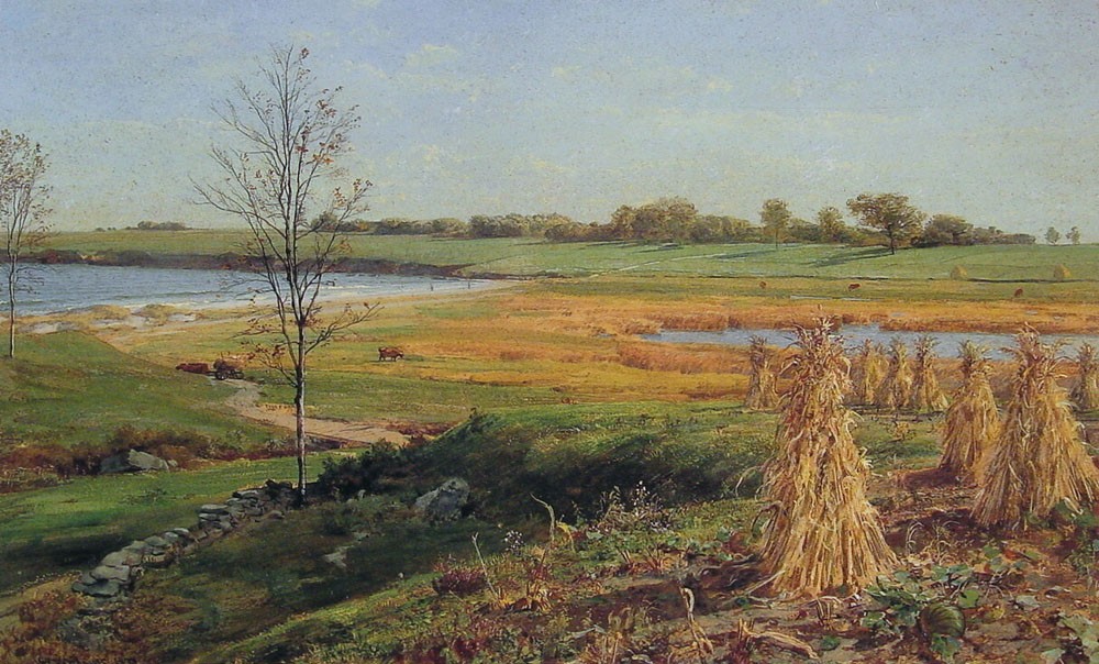 Connecticut Shoreline In Autumn by John Frederick Kensett