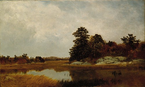 October In The Marshes by John Frederick Kensett