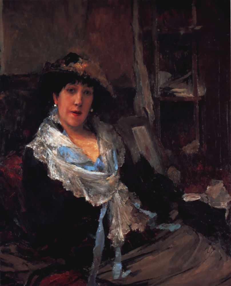 Portrait Of Sarah Bernhardt by Jules Bastien-Lepage