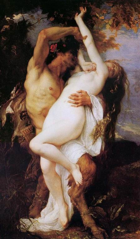 Nymphe et Satyr by Alexandre Cabanel