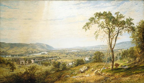 The Valley Of Wyoming by Jasper Francis Cropsey