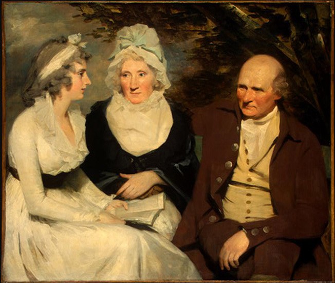 John Johnstone Betty Johnstone and Miss Wedderburn by Sir Henry Raeburn
