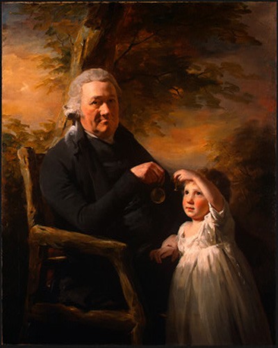 John Tait and His Grandson by Sir Henry Raeburn