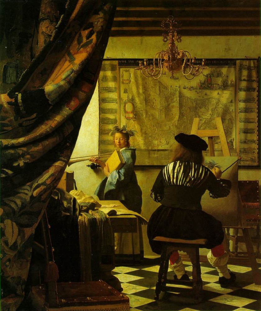 The Art Of Painting by Johannes Vermeer