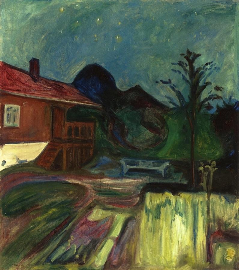 Summer Night, Asgardstrand by Edvard Munch