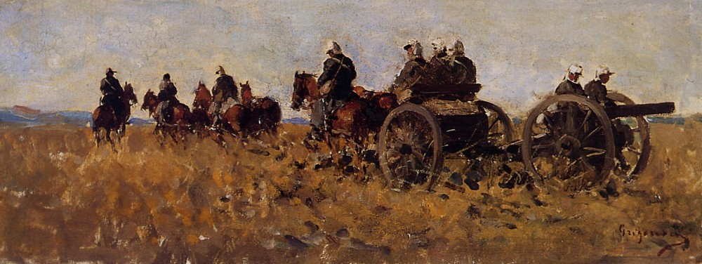 The Artillerymen by Nicolae Grigorescu