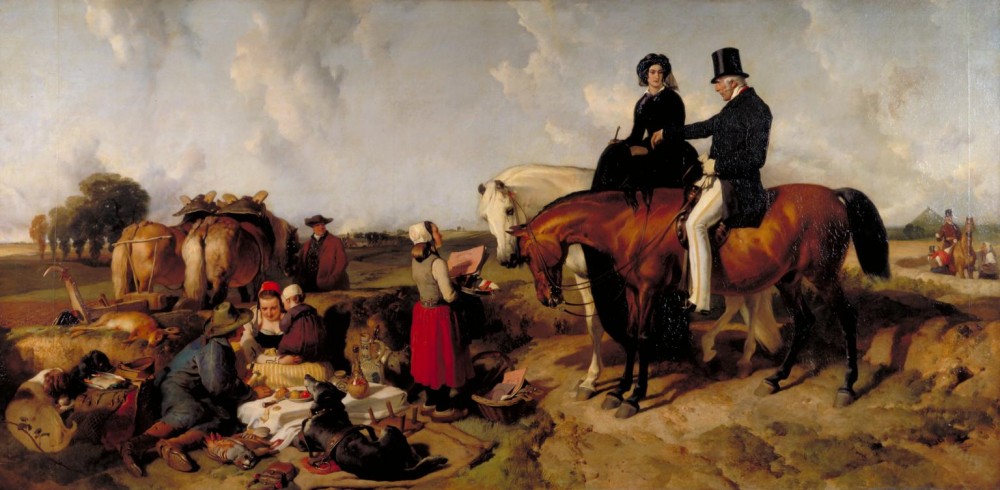 A Dialogue at Waterloo by Edwin Henry Landseer