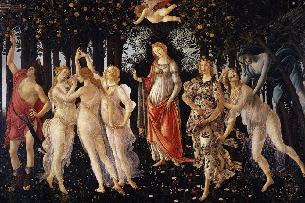 Primavera c. 1482 by Sandro Botticelli