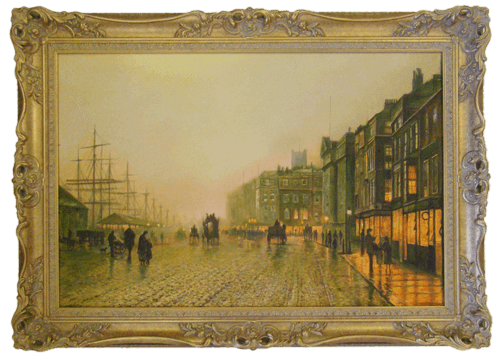 Liverpool from Wapping by John Atkinson Grimshaw